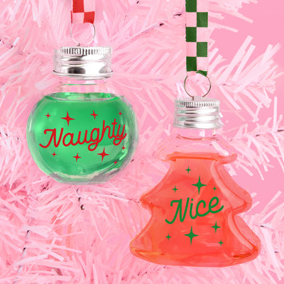 Christmas Spirit Ornaments - 10 shot glass ornaments