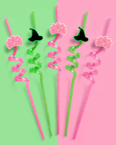 Emerald City Straws - 12 reusable straws