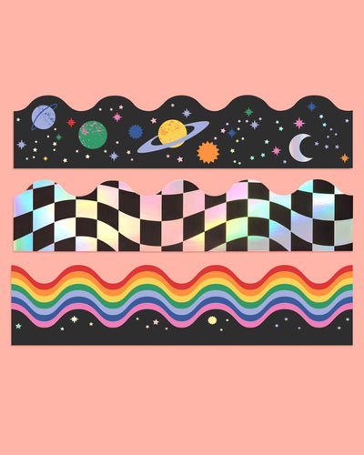Space Classroom Border Set - 60 bulletin board trims