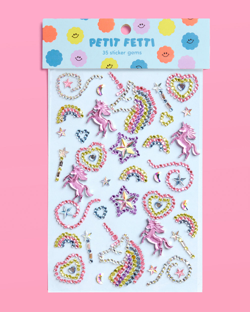 Unicorn Dreams Gem Set - 35 adhesive face gems