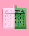 Pink Goes Good w. Green Gem Set - 112 adhesive face gems
