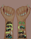 Party Crasher Glo Tats - 50 foil temporary tattoos