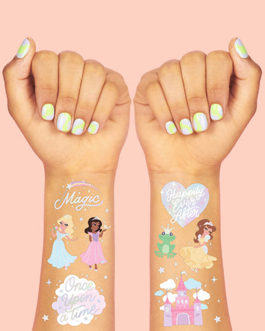 Princess Tats - 46 foil temporary tattoos