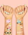 Ooh La La Tats - 62 foil temporary tattoos