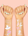 Little Dancer Tats - 50 foil temporary tattoos