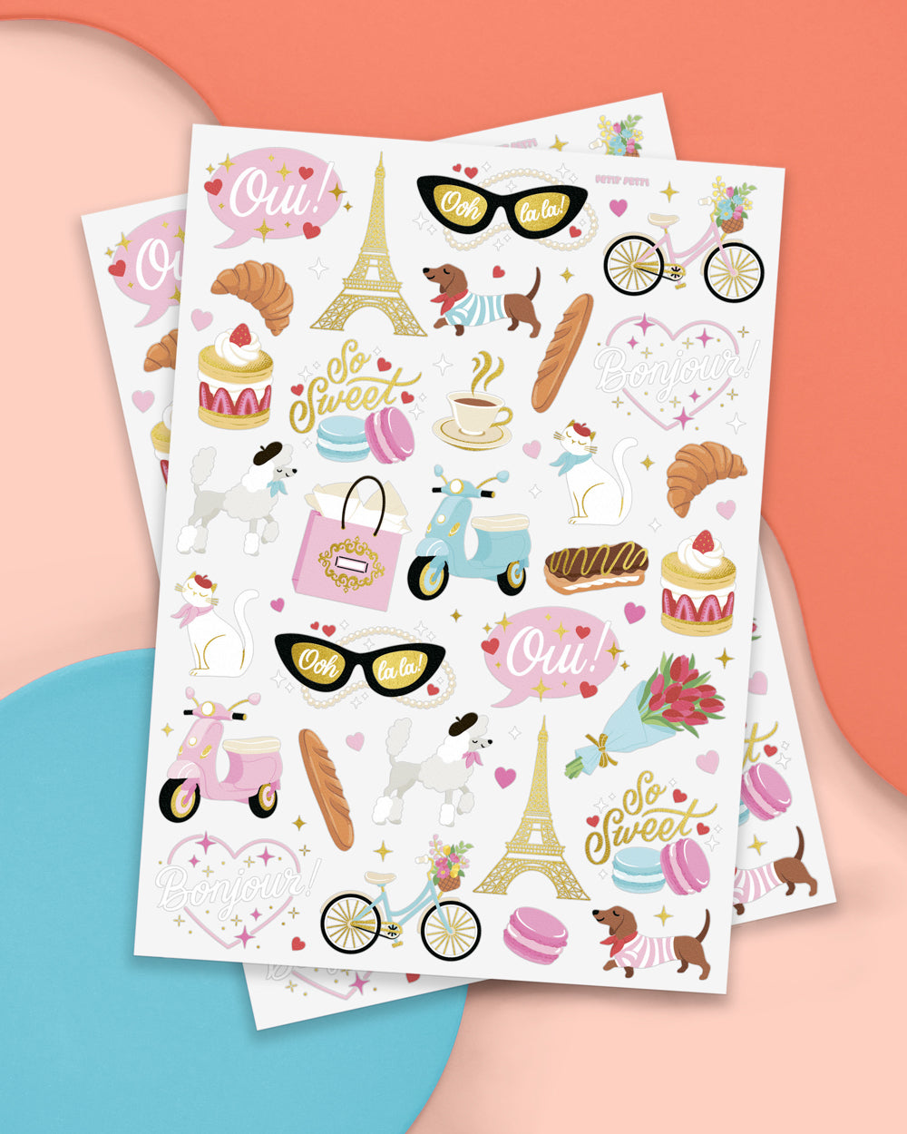 Ooh La La Tats - 62 foil temporary tattoos