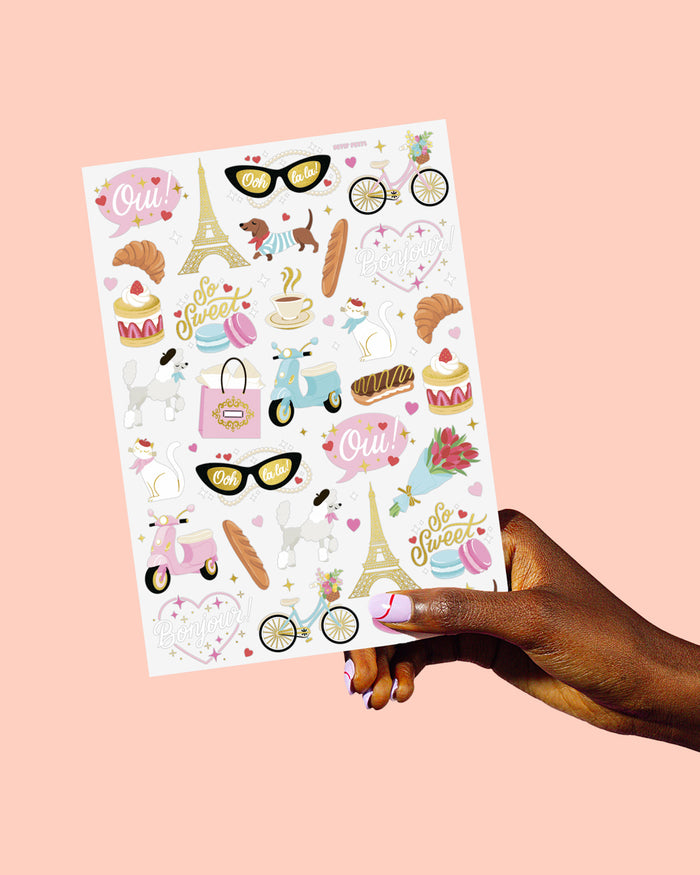 Ooh La La Tats - 62 foil temporary tattoos