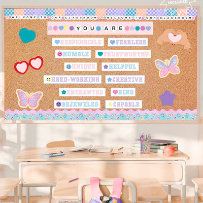 Eras Classroom Affirmations Set -  20 bulletin board pieces