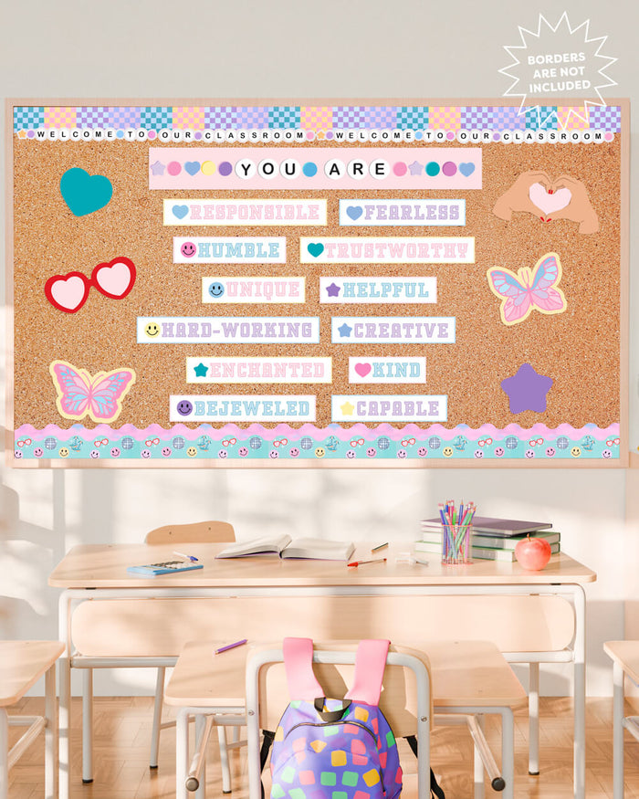 Eras Classroom Affirmations Set -  20 bulletin board pieces