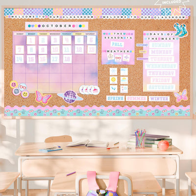 Eras Classroom Calendar Set - 79 bulletin board pieces