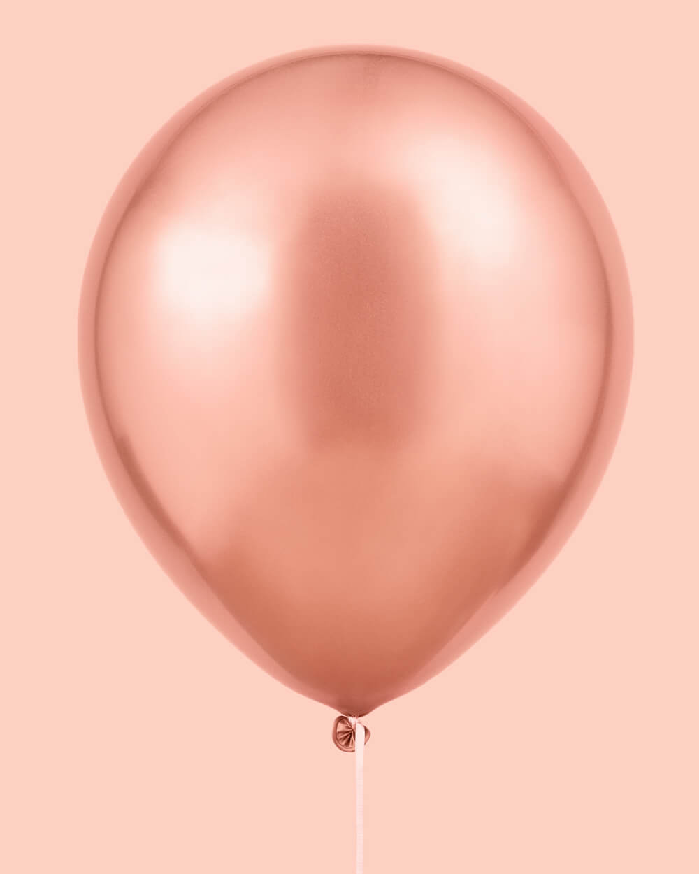 Rose Gold Chrome Pack - 25 metallic balloons