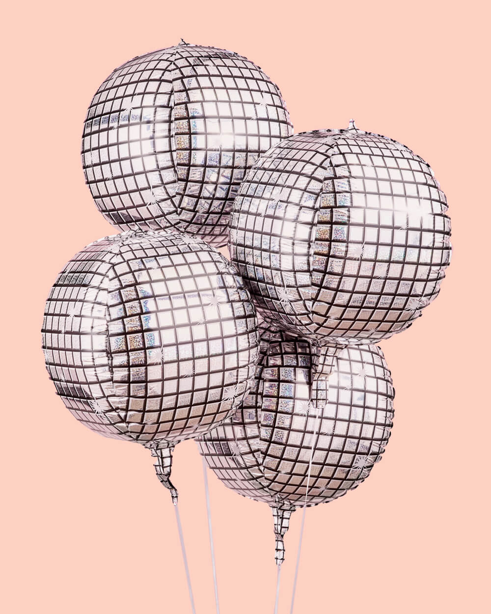 Celebration] 18inch Let's Party Disco Ball Foil Balloon