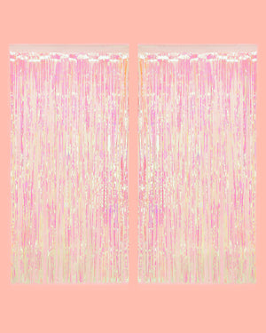 Iridescent Curtain - iridescent foil curtain