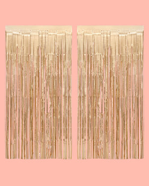 Golden Curtain - iridescent foil curtain