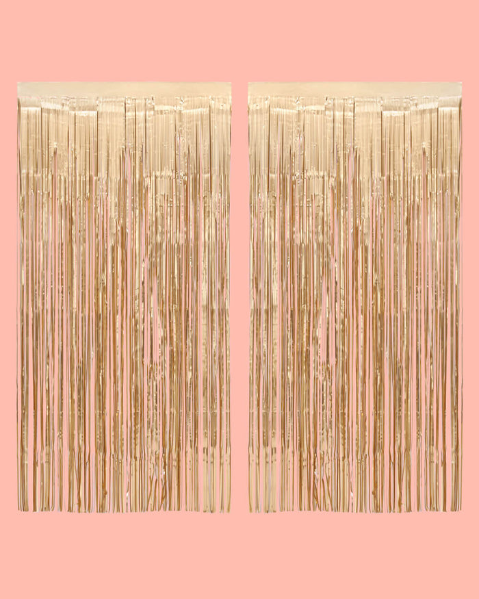 Golden Curtain - iridescent foil curtain