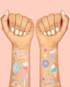 Too Sweet Tats - 48 foil temporary tattoos