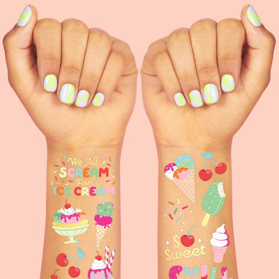 Chill Out Tats - 56 foil temporary tattoos