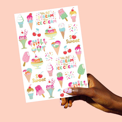 Chill Out Tats - 56 foil temporary tattoos