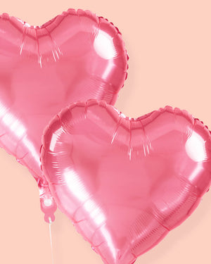 Lover Balloons - 4 heart balloons