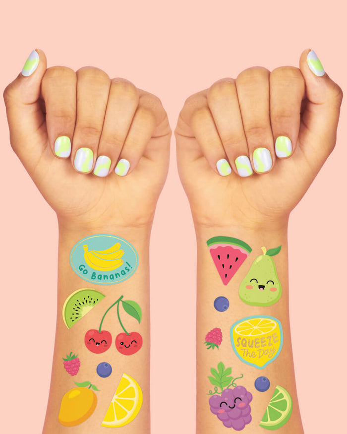 Fruity Tuity Tats - 54 foil temporary tattoos