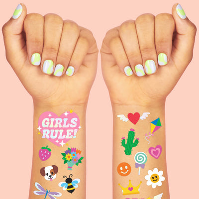 GRL PWR Tats - 104 foil temporary tattoos