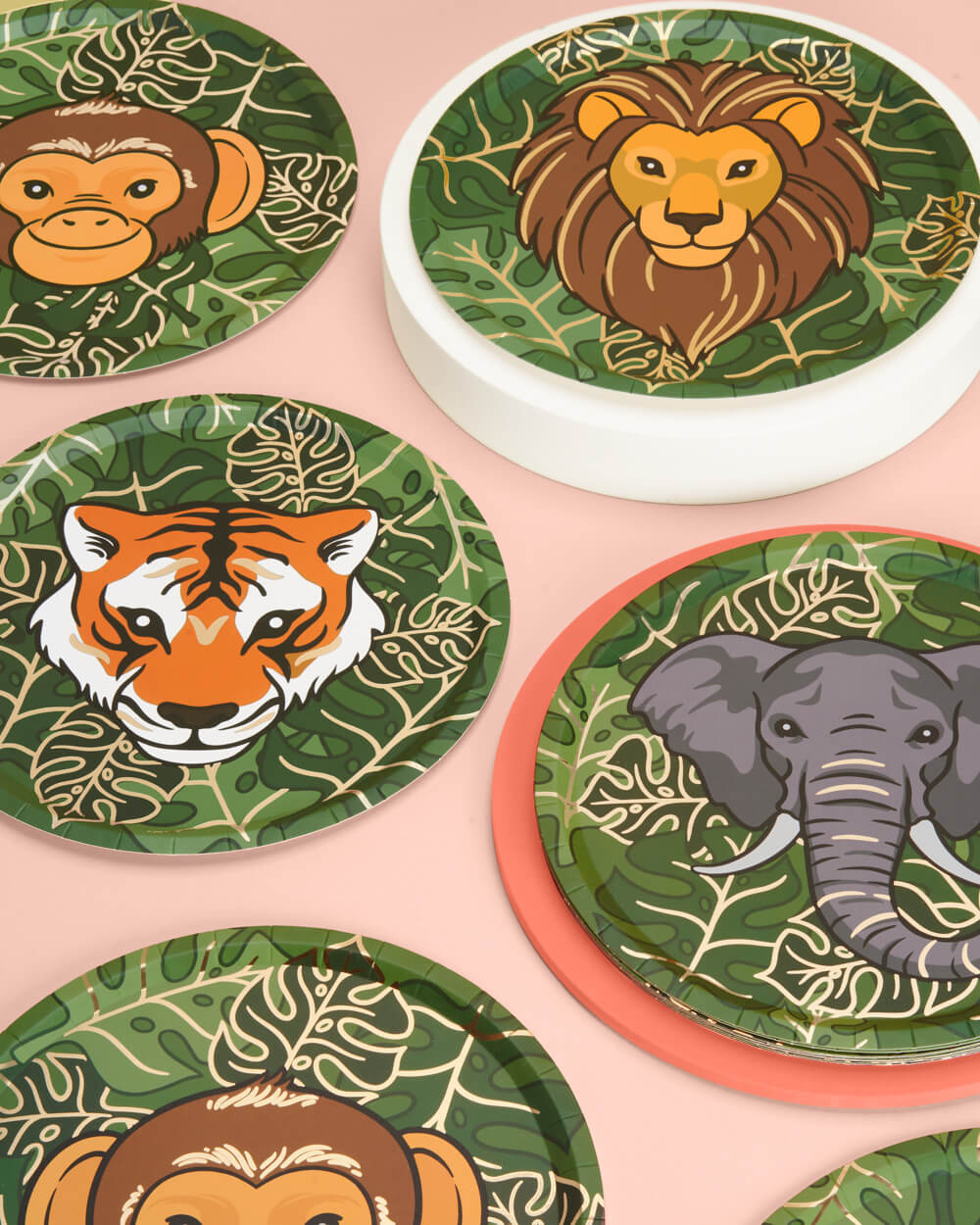 Party Animal Plates - 24 paper plates