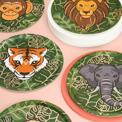 Party Animal Plates - 24 paper plates