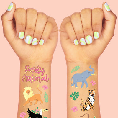 Pretty Wild Tats - 36 foil temporary tattoos
