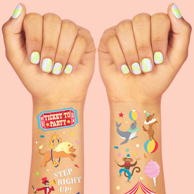 Circus Act Tats - 42 temporary tattoos