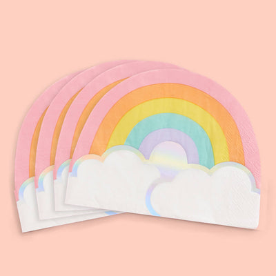 Rainbow Napkins - 25 foil napkins