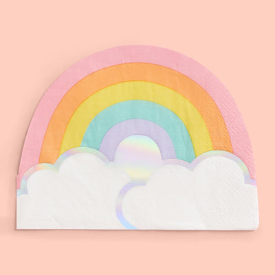 Rainbow Napkins - 25 foil napkins