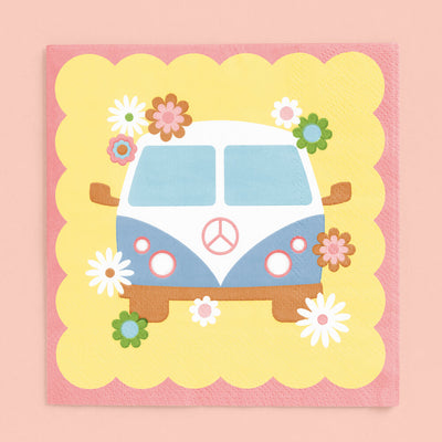 Groovy Napkins - 24 printed napkins