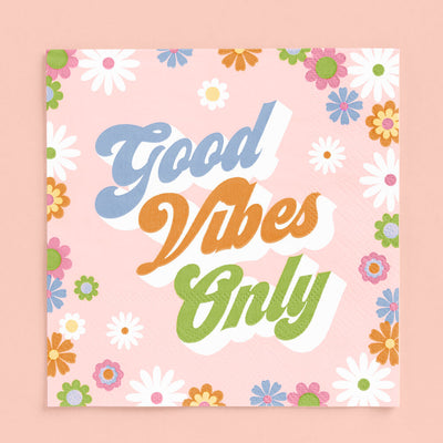 Groovy Napkins - 24 printed napkins