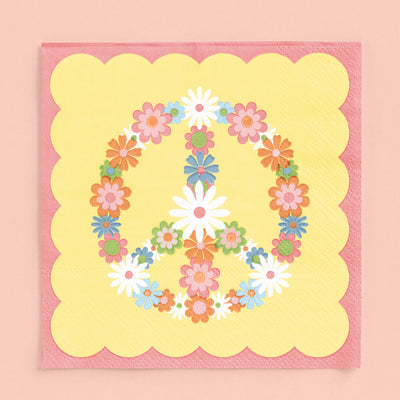 Groovy Napkins - 24 printed napkins