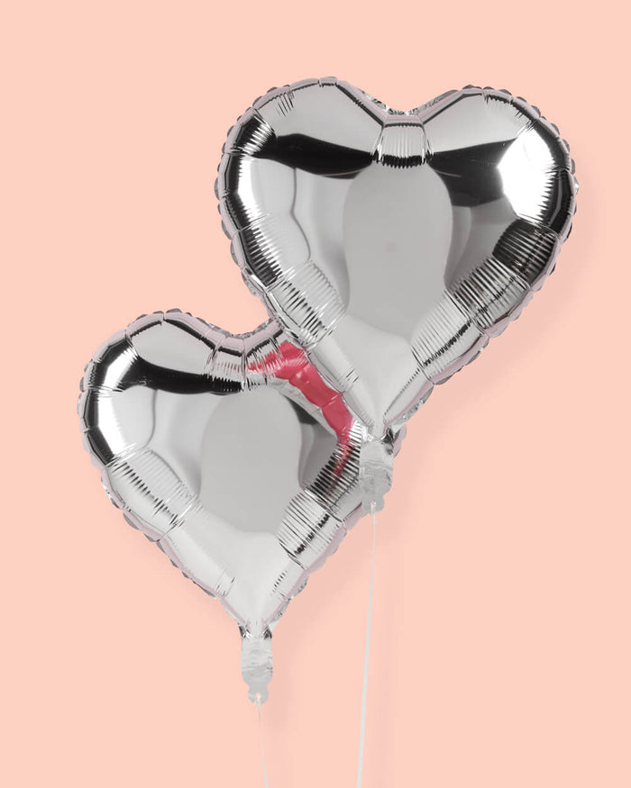 Lover Balloons - 4 heart balloons