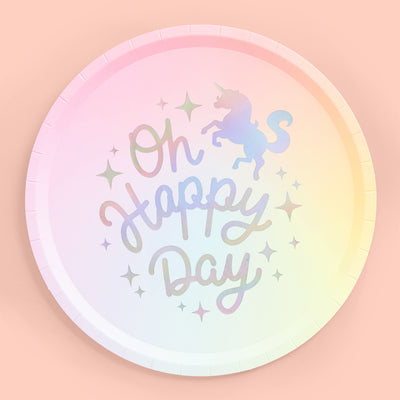 Unicorn 🦄 Plates - 24 paper plates