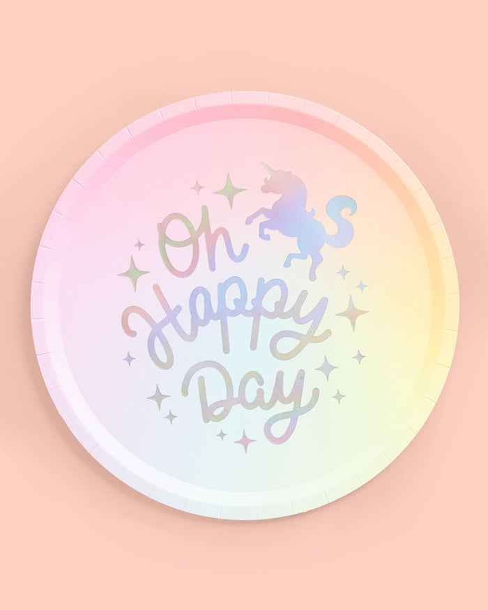 Unicorn 🦄 Plates - 24 paper plates