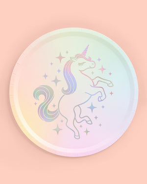 Unicorn 🦄 Plates - 24 paper plates