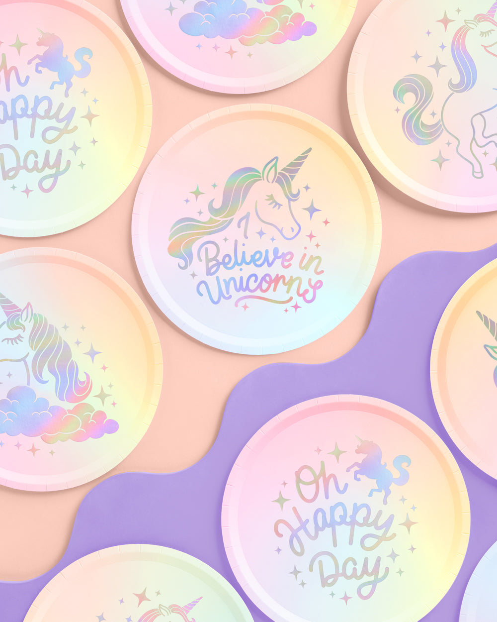 Unicorn 🦄 Plates - 24 paper plates