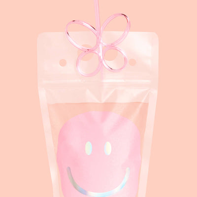 Smiley Sippers - 16 pouches + straws