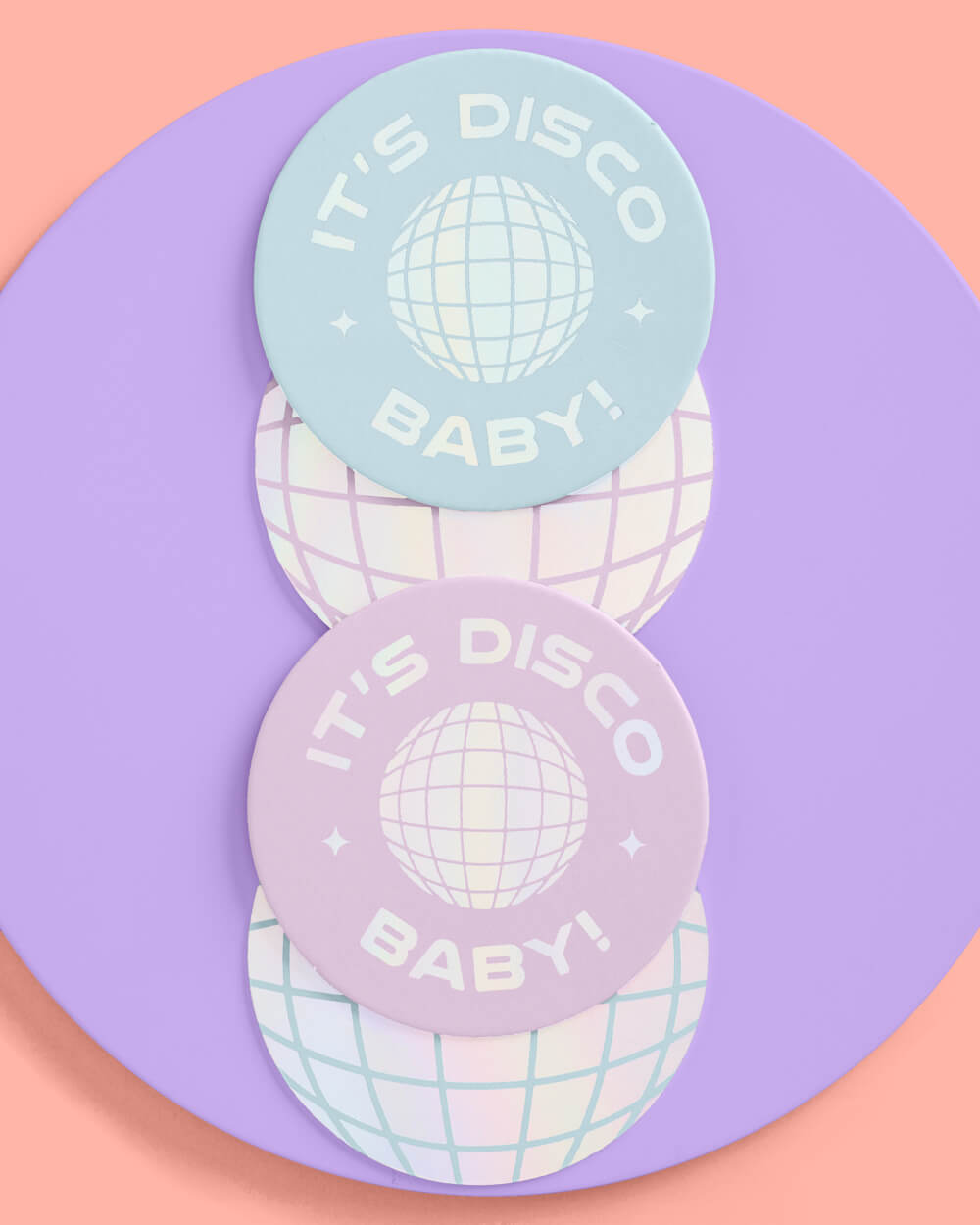 It's Disco, Baby! Coasters - 16 paper coasters