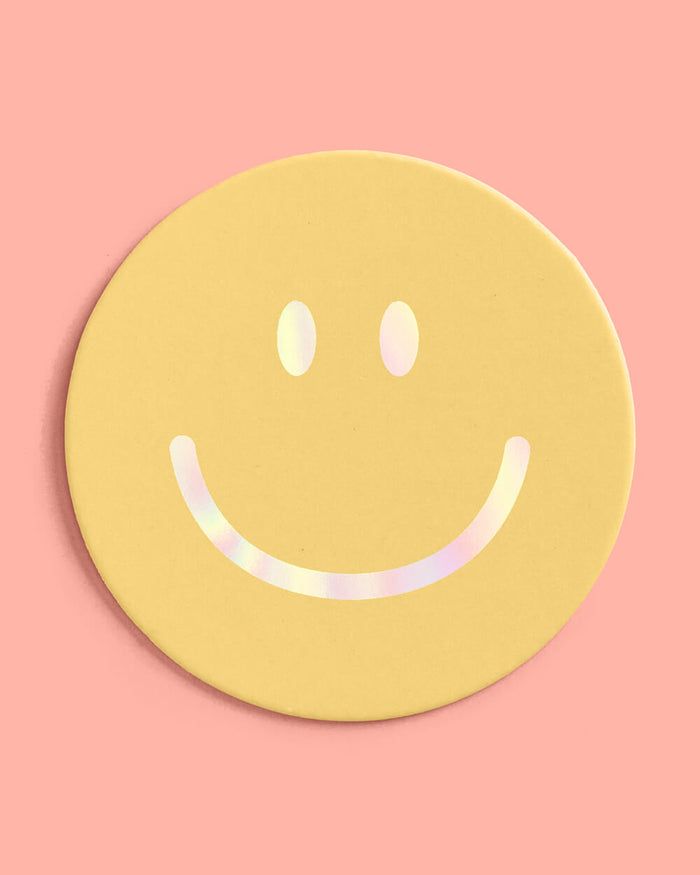 Smiley Coasters - 16 paper coasters