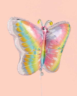 Butterfly Balloon - 35" pastel foil balloon