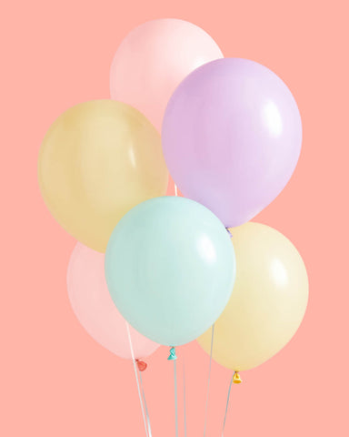 Pastel Balloon Pack - 24 matte balloons