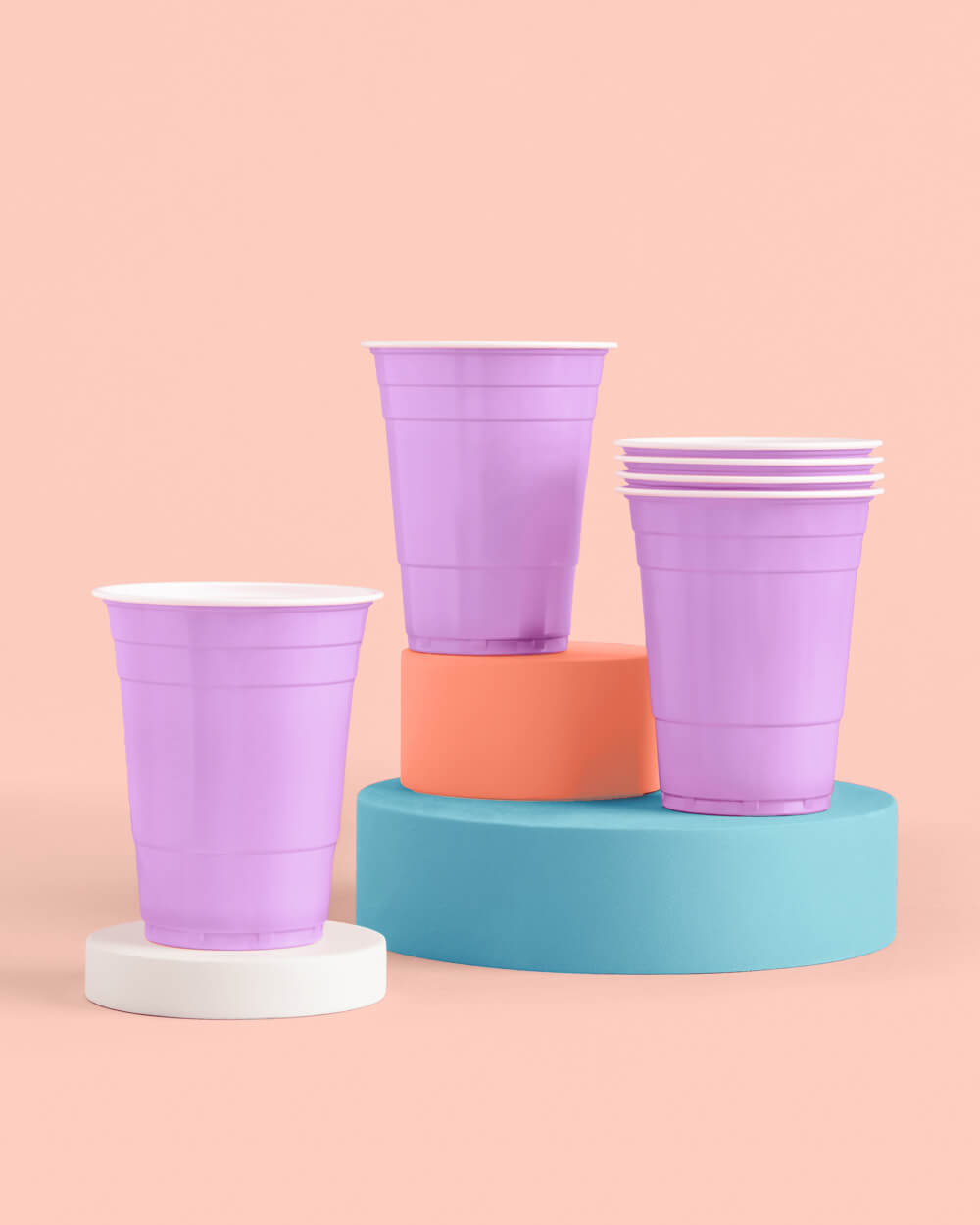 LILAC PURPLE PAPER PARTY CUPS – Bonjour Fête