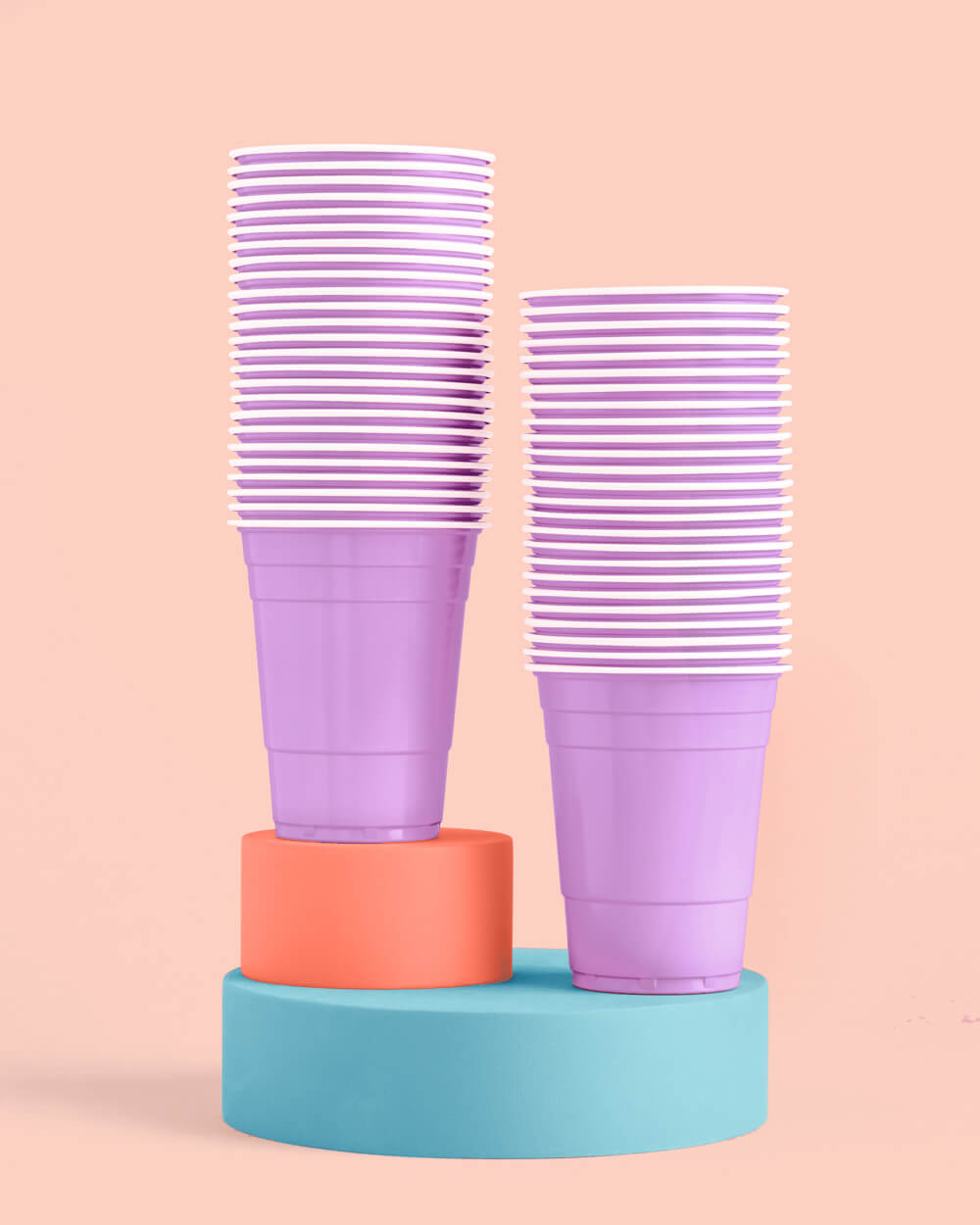 Purple Party Cups - 50 matte 16 oz cups – Petit Fetti