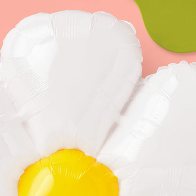 XL Flower Power Balloon - 35" pastel foil balloon